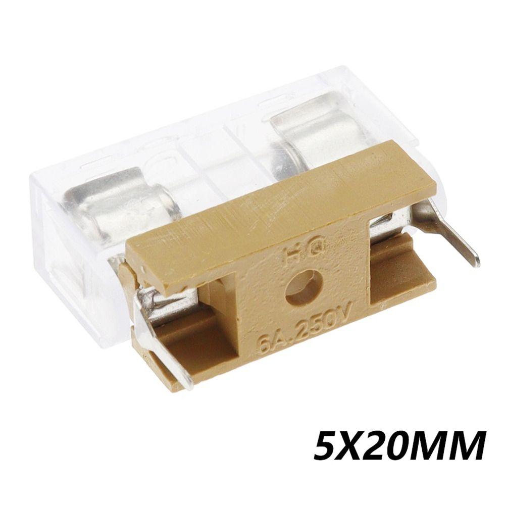 10Pcs/Set 5x20mm 6x30mm Glass Fuse Holder  for Automotive Applications Electrical Circuit Protection