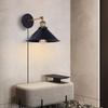Lightess Retro Wall Light, Outlet-Type Bracket Light, No Installation Required, 180° Adjustable Angle, Dimmer Switch, Spotlight, Entryway Light,