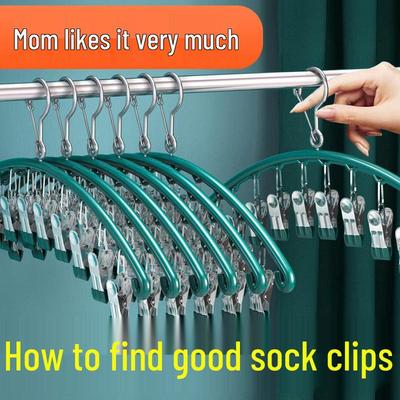 Multifunctional Stainless Steel Sock and Clothing Drying Rack