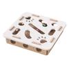 Cat Play Felt Box - Self-Entertainment Maze Toy with Scratching Board Durable Non-Shedding Fun for Bored Cats & Kittens