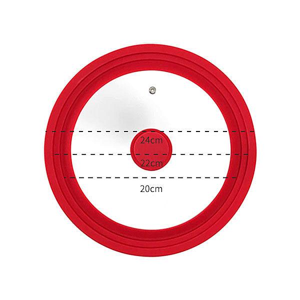 Universal Pan Lids Large Silicone Pot Lids for Pots Pans & Skillets  Fits 16cm To 32cm Cookware Frying Pan Lid