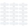 100Pcs Cable Tags Holder Case Transparent Smooth Surface Portable Cord Labels Box Strong Endurance for Household Appliance