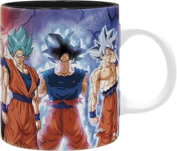 Tazza - dragon ball - trasformazione goku - 320ml - porcellana - lavabile in lavastoviglie