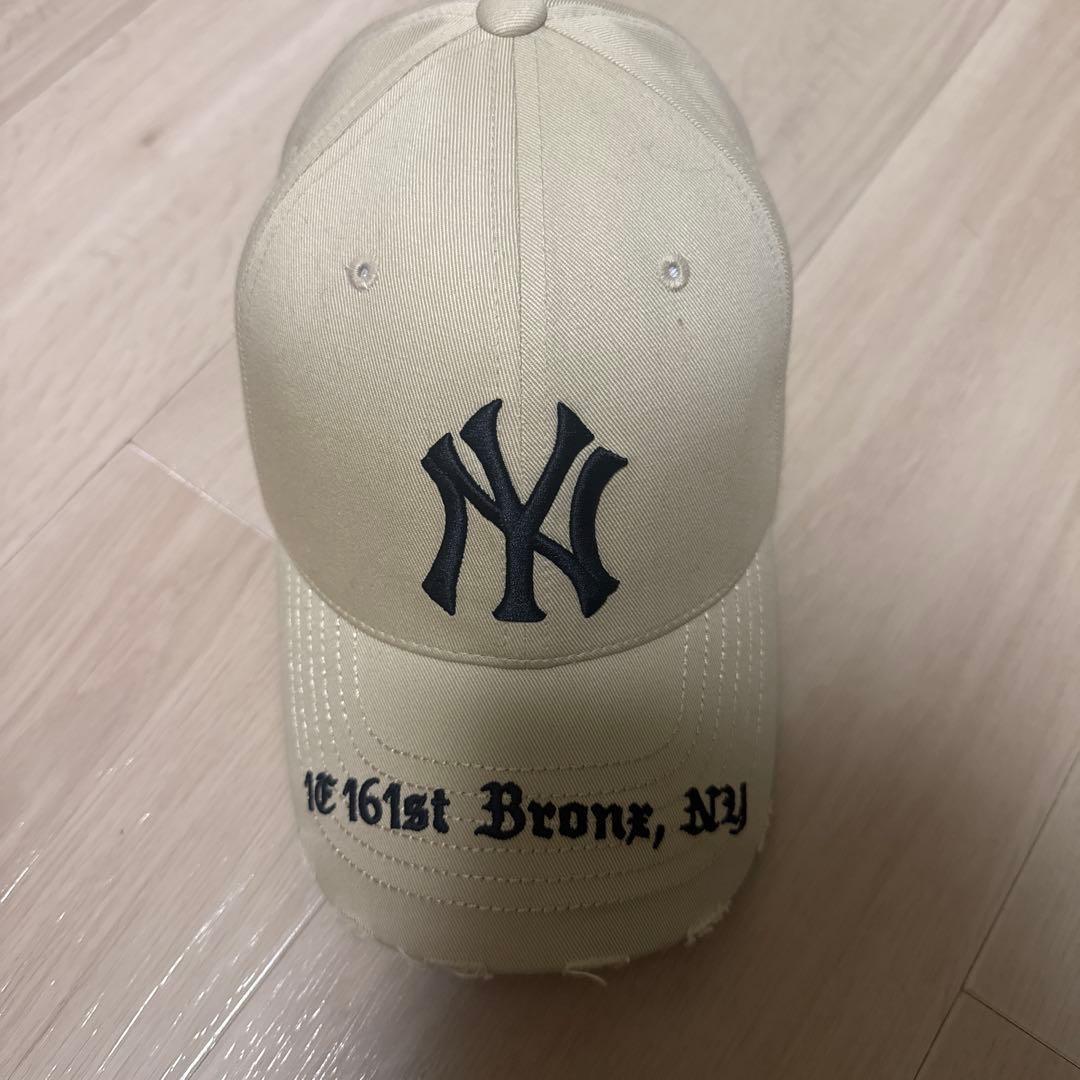 Used MLB New York Yankees Cap Beige New Era Korea Brown
