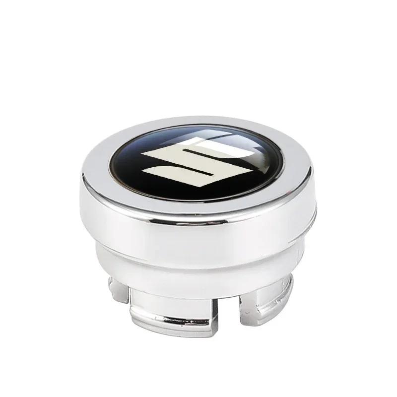 Car Cigarette Lighter Cover Dust Proof Decoration Cap for Suzuki Logo SX4 Samurai S-Cross Jimny Swift Grand Vitara Ignis Baleno