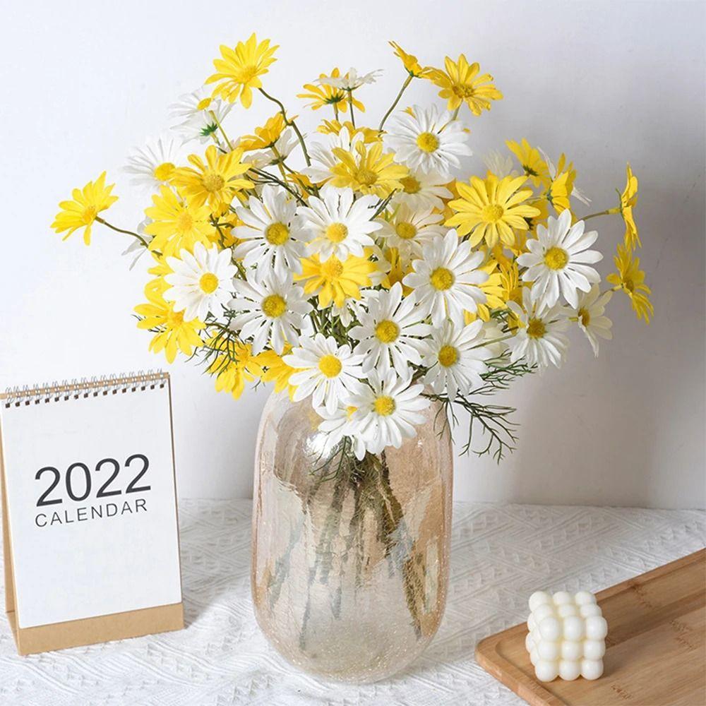 Long Branch Artificial Daisy Flowers Multi-color Imitation Chrysanthemum Flowers  Home Decor