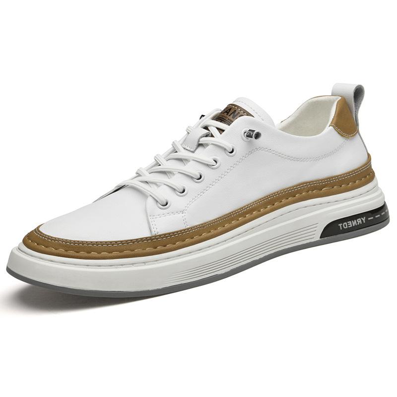 

Men s shoes one-pedal board shoes men s large-size loafers spring seeking foot-fitting cowhide casual shoes retro leather shoes men 45 белый