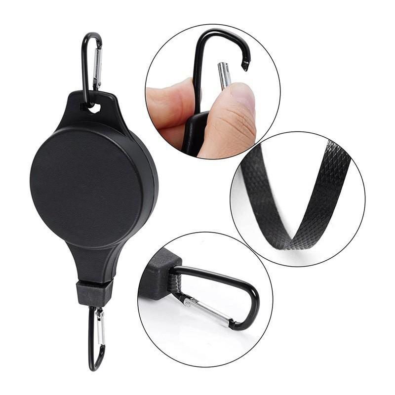 Retractable Hanging Hook for Planters, Baskets, Bird Cages, and Flower Pots - Creative Home Gardening Tool