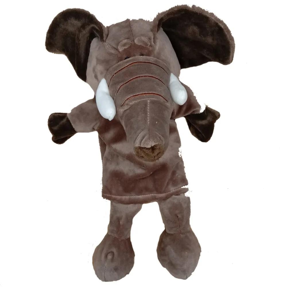 Jungle Animals Animal Hand Puppet Appease Toys Early Education Plush Hand Doll Lion Elephant Pig Stuffed Animals