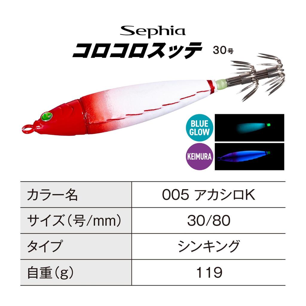 SHIMANO Sephia Corocoro Red and K Steal, No. 30, QS-C30Y 005, White,