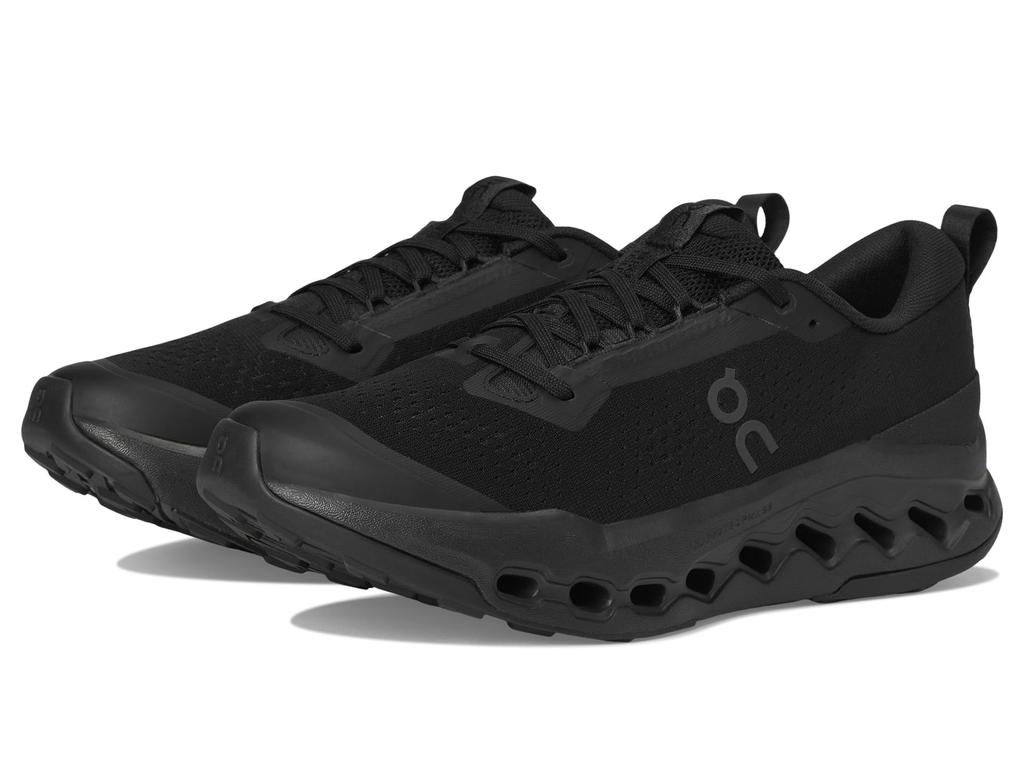 On Cloudsurfer Trail 2 Size 9 Men's Sneakers, Black/Eclipse,