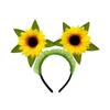 Sunflower Headband Children Headwear Christmas Party Photo Props Party Headwear Cosplay Accessories