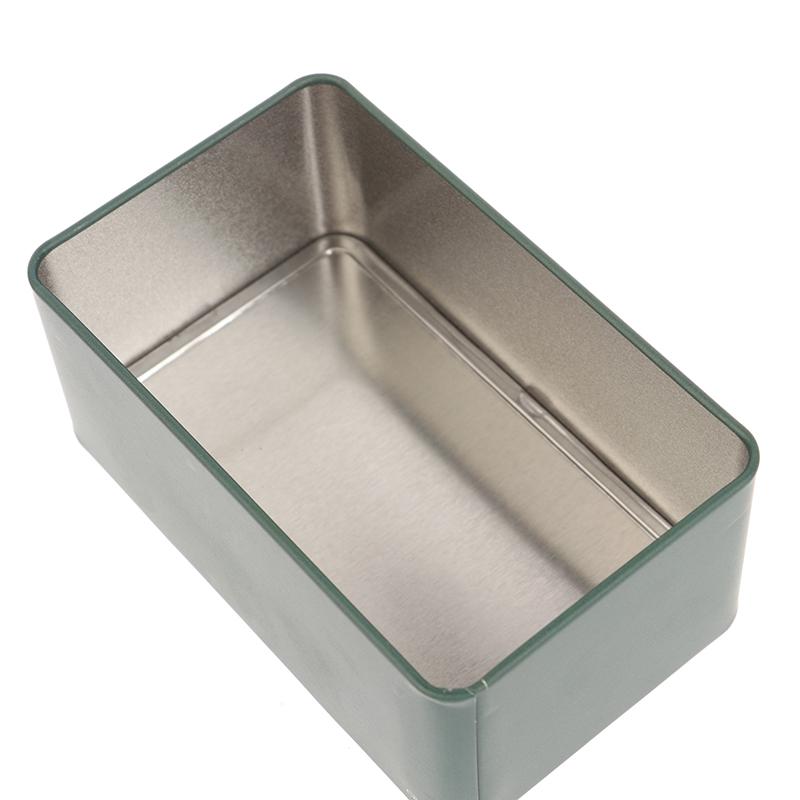 1 Stück Rechteckige Weißblechdose Süßigkeitenbox Geschenkaufbewahrungsbox Keksdose Metalldose Aufbewahrungsbox für Zuhause Weihnachts-Süßigkeitendosen Kindergeschenk