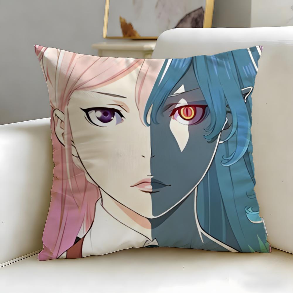 

anime Genesis Rage of Bahamut Genesis Cushion Cover Soft EasyWash Pillow Case Versatile for Couch Bed Travel and Office 30X30cm
