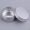 30ml/40ml/120ml Empty Aluminium Cosmetic Pot Container Box Screw Lid Can Bottle Lot - Silver Colors