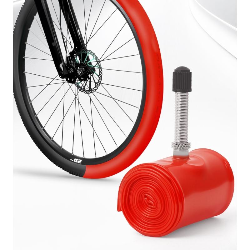 Mountainbike Schlauch Aluminiumventile Pannensicher Hitze Kältebeständig für verbesserte Fahrleistungen