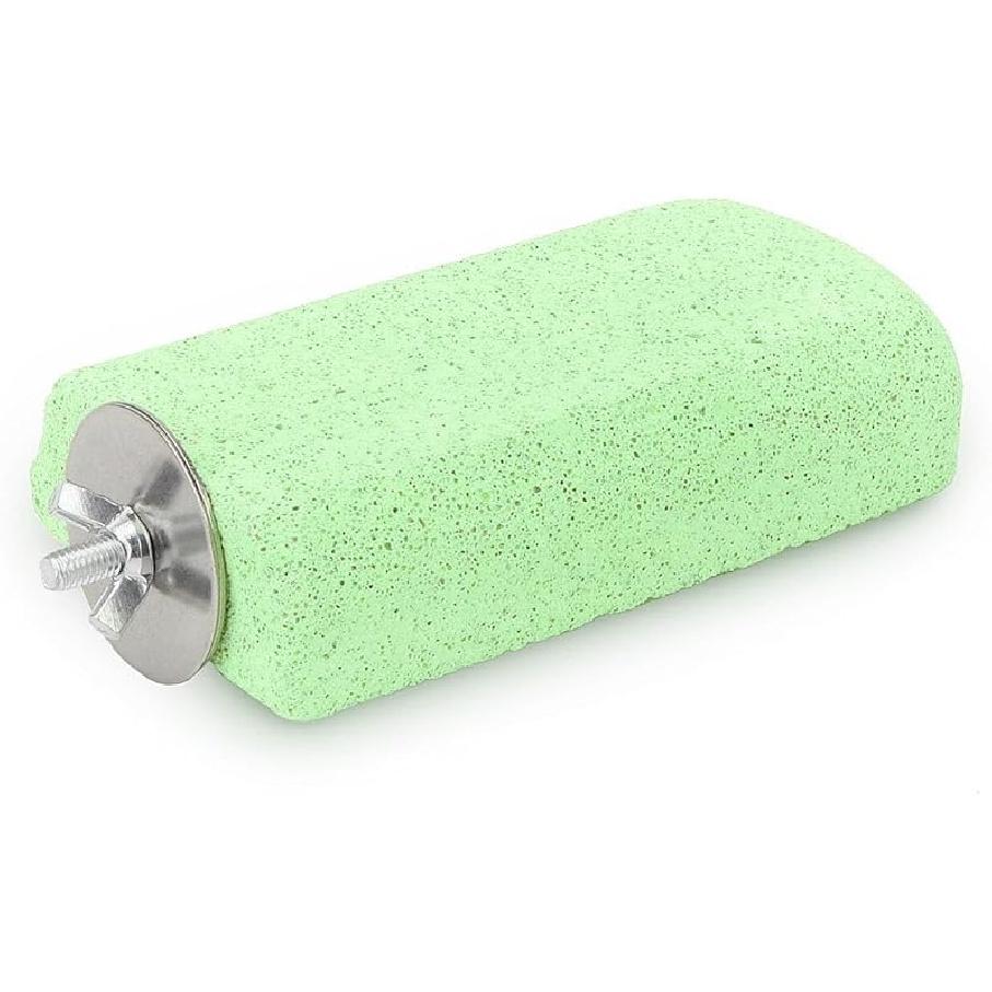 Hypeety Vogel Papagei Kalzium Zähne Mund Backenzahn Schleifstein Hamster Schleifstein Kauspielzeug Sitzstange Sprungständer für Papagei Wellensittich Chinchilla