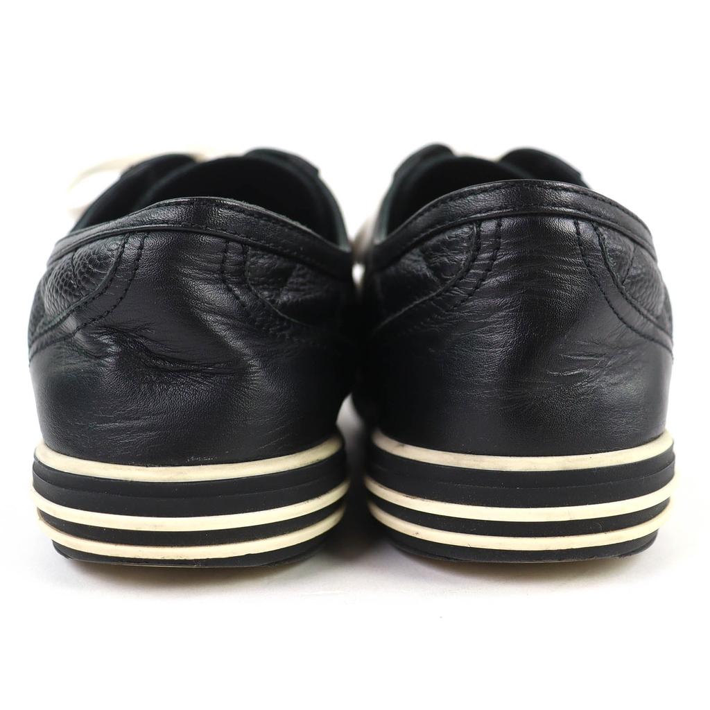 Great CHANEL Low cut sneakers COCO Mark Matelasse Quilting Caviar skin 38 G26563 Used