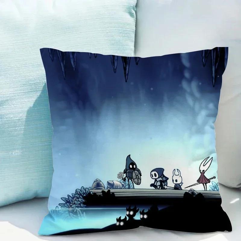 Decorative Pillowcase X Hollow Knight Cushions Home Decor Double-sided Printing Pillow Cases Cushion Cover X Short Plush