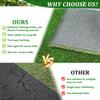 2M*3M Outdoor Artificial Grass Runner Rug, Thick Realistic Fake Grass Roll Decor Patio Balcony Garden Lawn, Dog Pets Turf Drain Mat, 1.38" Pile Height