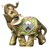 Figurka słonia Żywica Ogród Miniaturowe Rzemiosło Prezent Dekoracja na Pulpit Domu Żywe Miasto Mody Wystrój Domu