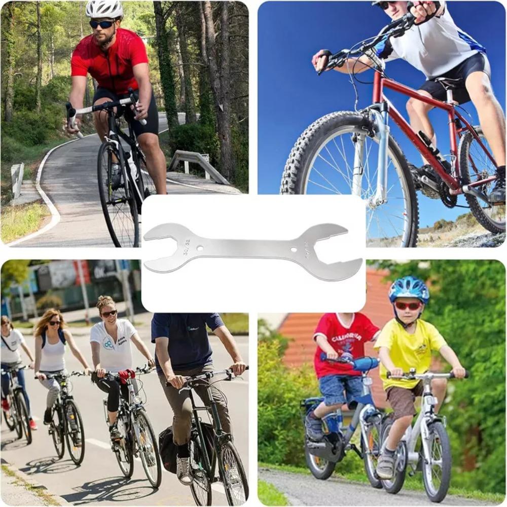 4-in-1 MTB Spanners Multi-function Bike Locknut Open Wrench Bike Headset Spanner  Bicycle Repair