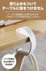 TKY Table Hook, Bag Hanger, C-Shaped, 20kg Weight Capacity, Desk Hook (White)