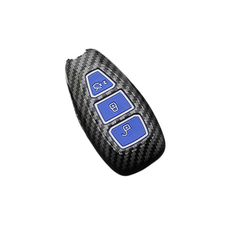 New Carbon Fiber Abs Car Key Case Cover For Ford Fiesta Focus 3 4 Mondeo Ecosport Kuga Focus St Car Key Remote Key