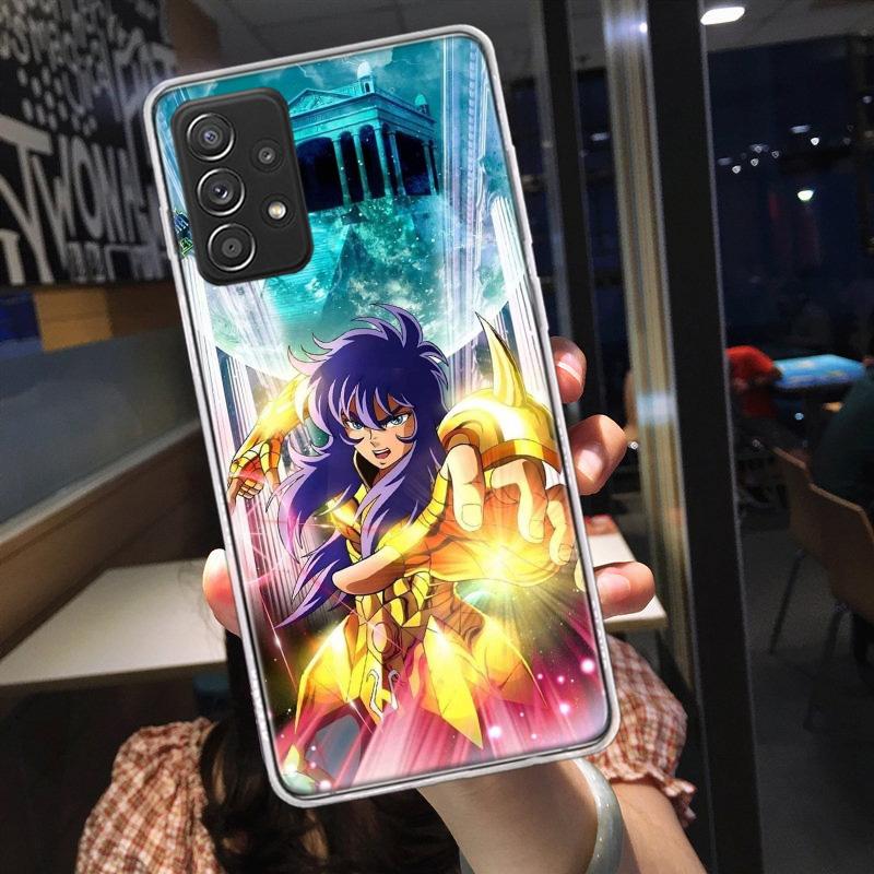 Saint Seiya Knights Of The Zodiac Phone Case for Samsung A54 A57 A37 A17 A14 A15 A12 A24 A34 A55 A35 A25 A52S A07 A05S A04S A22