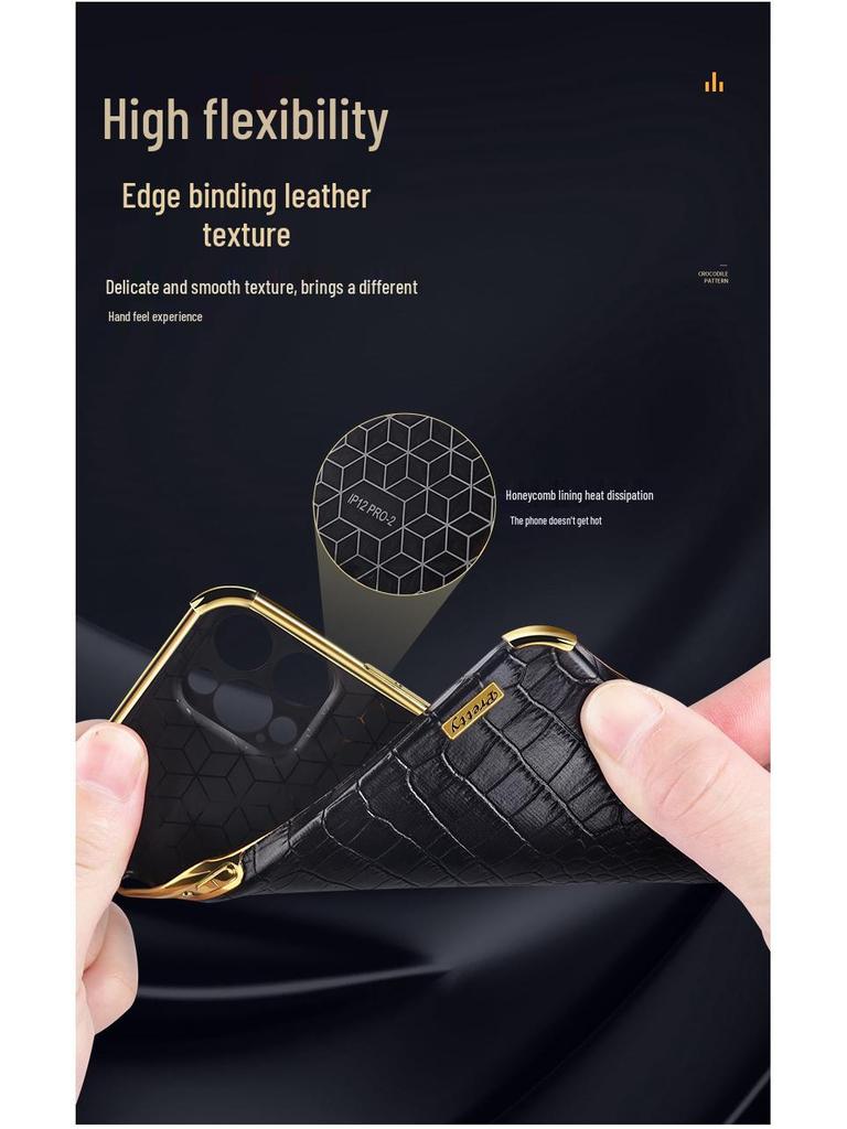Xiaomi 13 Ultra & Redmi K60 Crocodile Pattern Phone Case with Magnetic Ring
