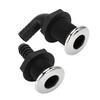 Boat Through Hull Fitting 3/4inch 20mm Thru Hull Valve Fitting Leakage Proof for Boat Transoms Fish Wells Ice Chests Yacht