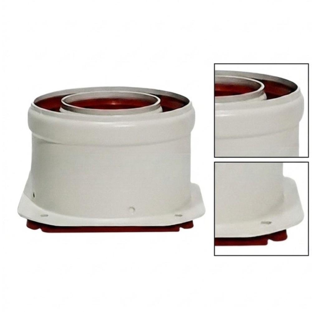 Wall Mount Boiler Flue Part PP Plastic 15x15x15cm Heat Resistant Construction for Reliable Performance in Continuous Operation