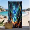 Asciugamano da Spiaggia Stampato Tottenham Hotspur Asciugamano Morbido ad Asciugatura Rapida Coperta da Spiaggia Rettangolare Grande Portatile per Viaggi Piscina