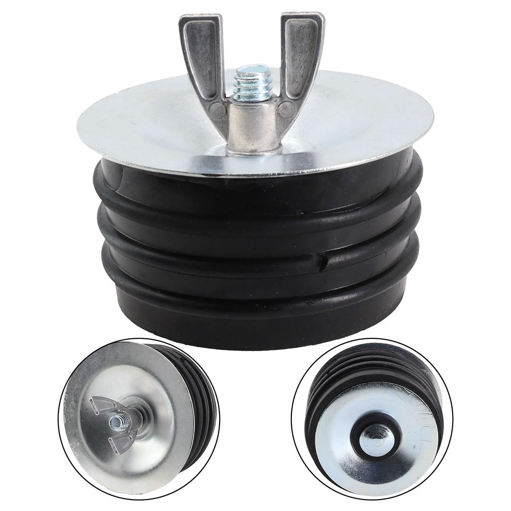 Threaded Sewer Cleanout Cap with Expansion Pipe Suitable for Various Drain Pipes and Pool Return Tubes Provides Secure Seal