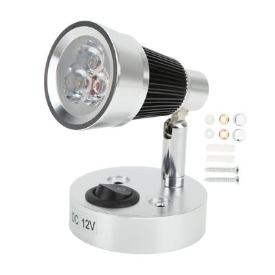 LED Swivel Reading Light 90 Degrees  Adjustable RV Spotlight Interior Lighting for Motorhome Trailer Camper Boat
