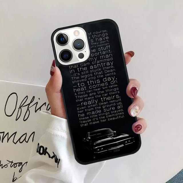 Supernatural Dean Sam Winchester phone Case For iPhone 17 Air 16 15 14 Plus Apple 11 12 13 Pro Max coque