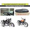 Royal Enfield "Black Premium Touring Dual Seat For Interceptor & Gt 650"