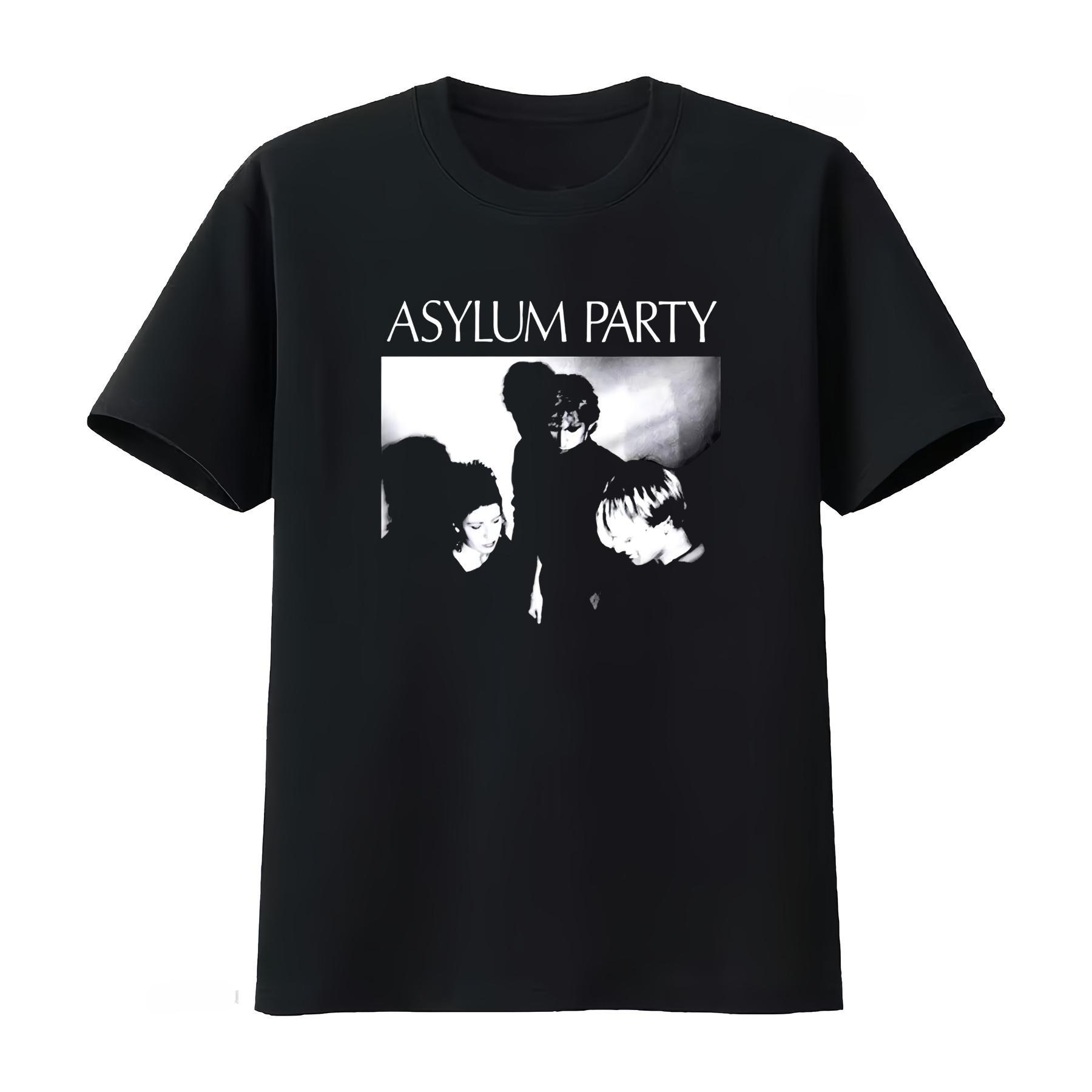 

Asylum Party Retro Rock Band Print T Shirt for US Fans Unisexs Clothing Women Clothing Casual Graphic Stylish 2026 Summer T Shirt L