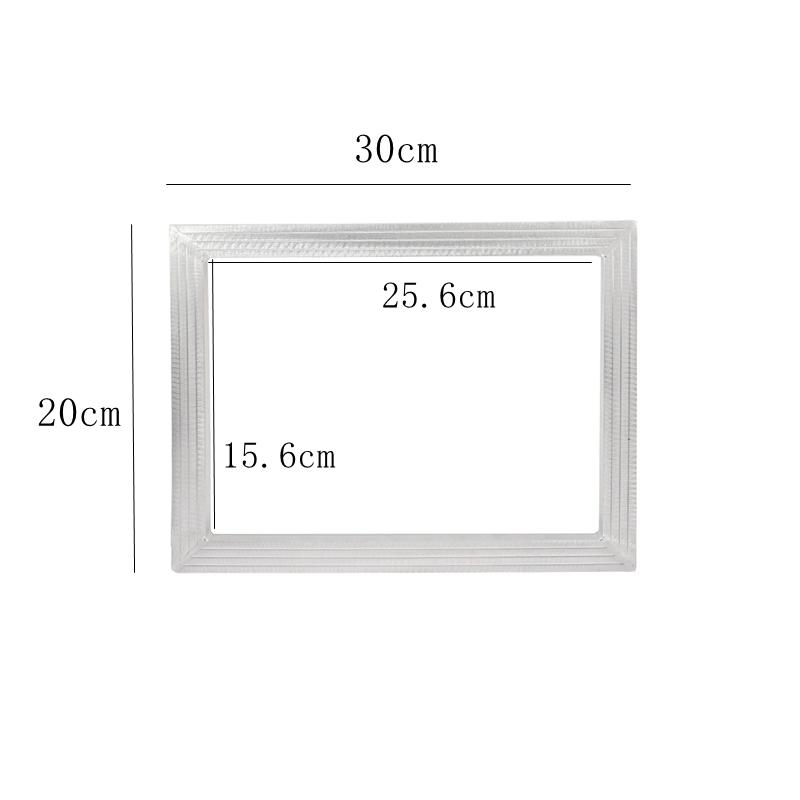 

20x30см 25x35см 30x40см Высококачественная трафаретная печать Алюминиевая рамка DIY Шелкография Рамки трафарет 1 frames