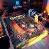 Benutzerdefinierter Gravity Falls Teppich für Wohnzimmer, Schlafzimmer, Zuhause, Sofadekoration, rutschfeste Bodenmatte für Kinder zum Spielen