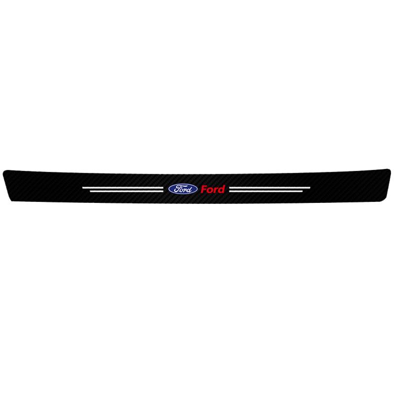 Car Door Sill Kick Tailgate Threshold Protection Sticker For Ford STline Focus Fiesta Mondeo Explorer Transit Ranger MK2 MK3