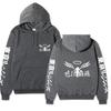 Tokyo Revengers Team Walhalla Double-sided Hoodie, Wing Logo Long Sleeve Pullover Sweatshirt Unisex Anime Hoodie with Japanese Sleeve Print