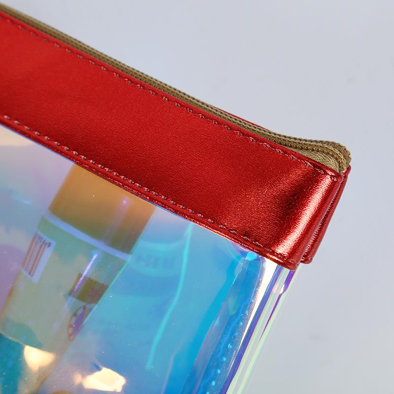 Voděodolná kosmetická taška z TPU s vysokou kapacitou a designem s barevně měnícím se bodem