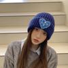 Love Loose Knitted Woolen Hat Women's Autumn and Winter Ear Protection Warm Hat