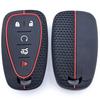 Silicone Car Remote Key Case Fob Shell For Chevrolet Chevy Camaro Cruze Malibu Equinox Onix Spark Sonic Volt Protect 5Button