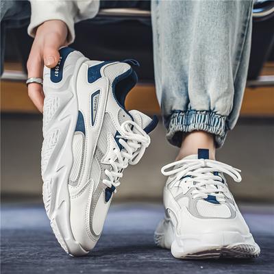 BK21 Sommer neue Freizeitschuhe atmungsaktive Low-Top-Schuhe höhenverstellbare Sportschuhe weiche Sohle bequeme Dad-Schuhe