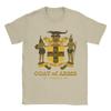 Jamaica Coat Of Arms Gold TShirt  Harajuku TShirts Short Sleeve Streetwear Tshirt Summer Cotton Oversize Tees