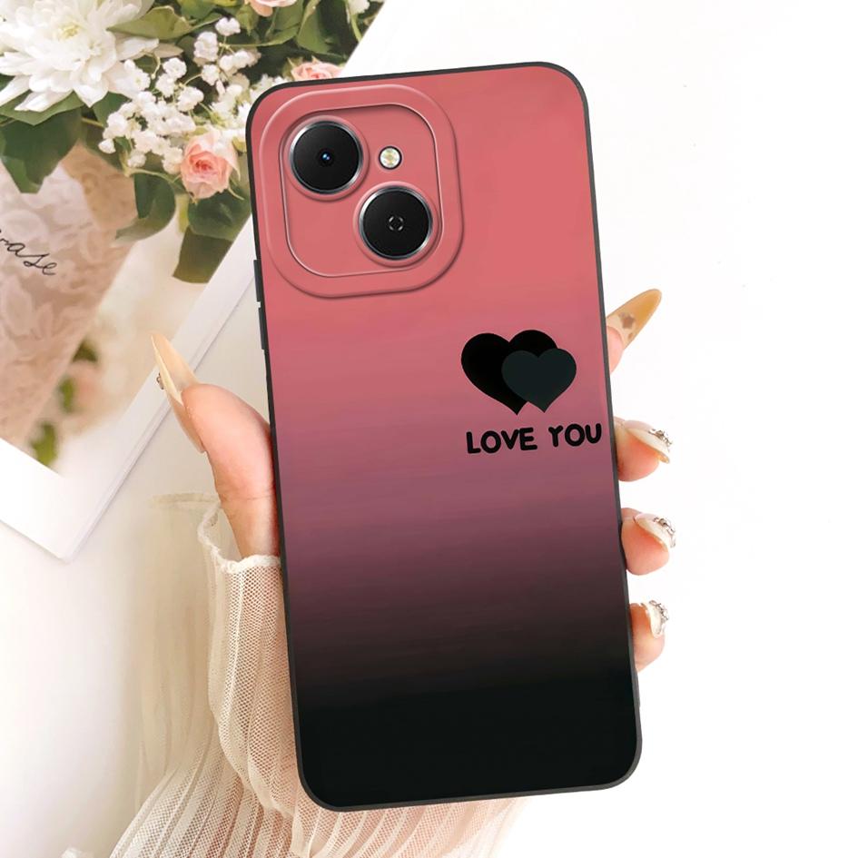 For Tecno Spark 40C Case KM4k Fashion Painted Liquid Silicone Soft TPU Shockproof Cover For Tecno Spark40C Pop 10 Pro Phone Case