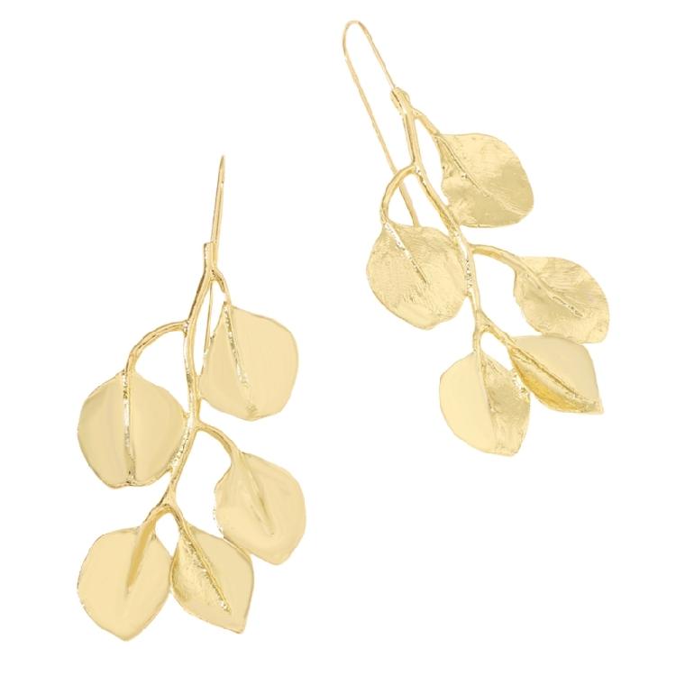 Gold and Silver Color Ginkgos Leaf Choker Necklace Earrings for Women Elegant Designs Suitable for Various Occasion