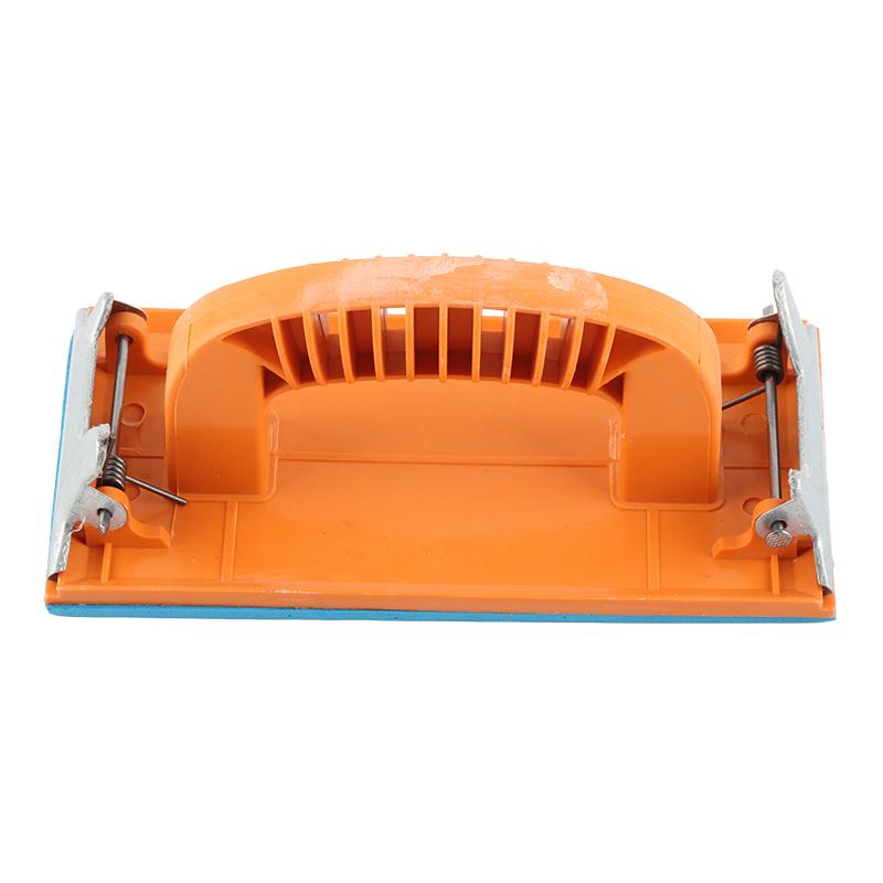 Hand   Sander Bracket Plastic Sandpaper Sheet Holder Manual Hand Sanding Block